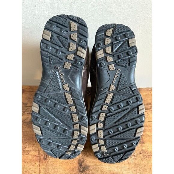 LL Bean Brown Suede Hiking Boot Men's Size 9.5 Trek 2.5 Prima Loft 258265 - Picture 4 of 7